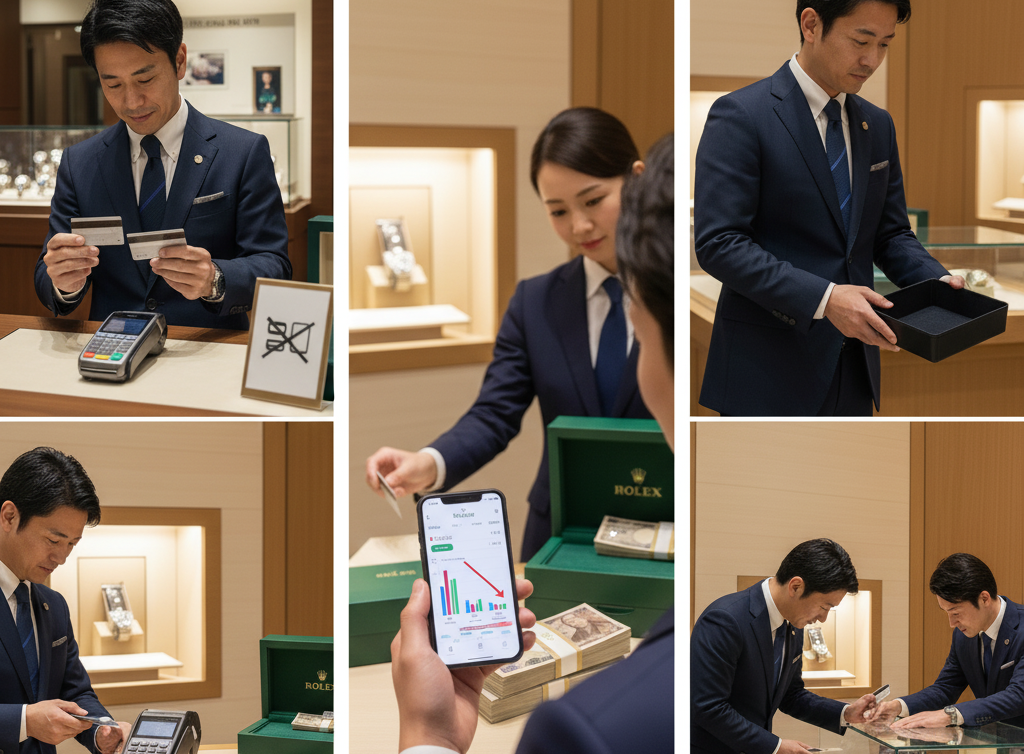 ロレックス 正規店 支払い方法