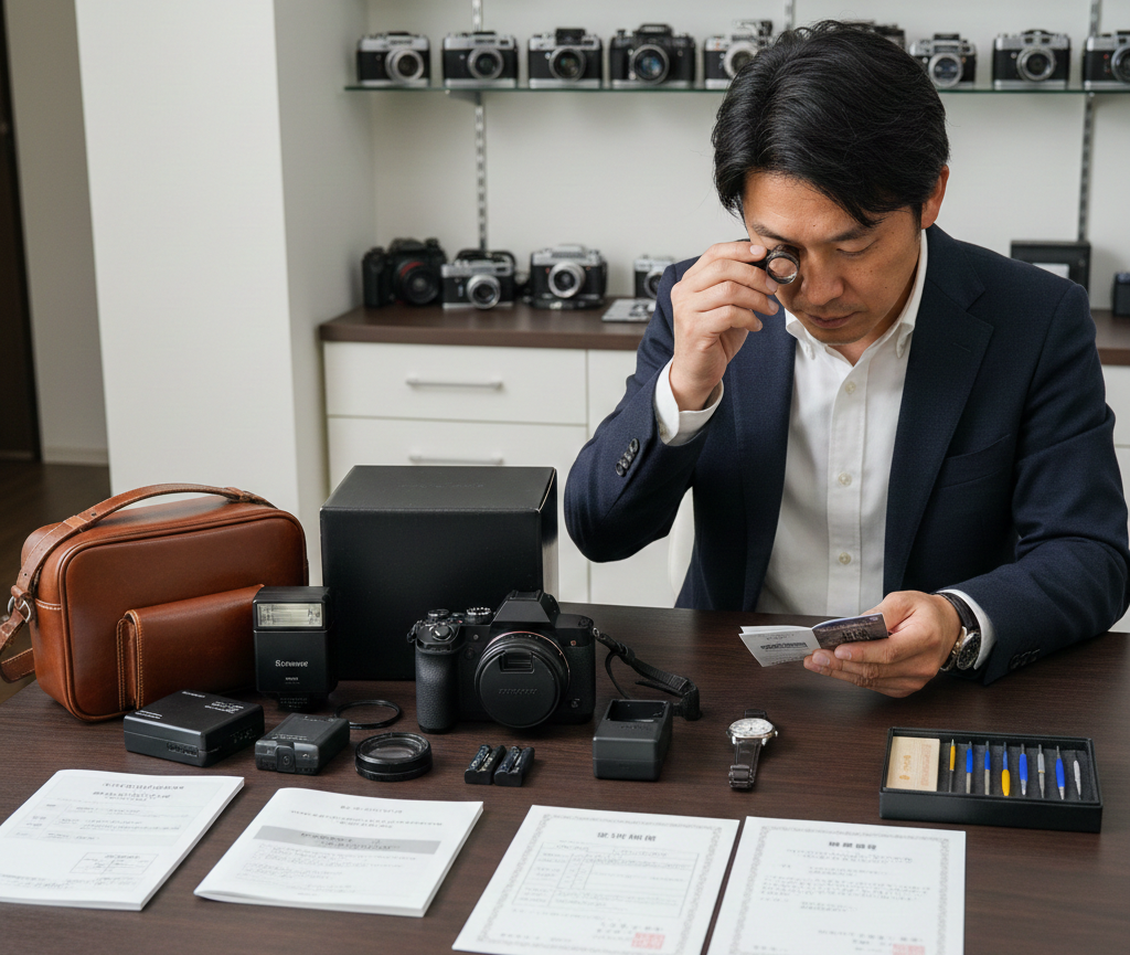 付属品の完備や修理履歴が査定額を左右する重要要素