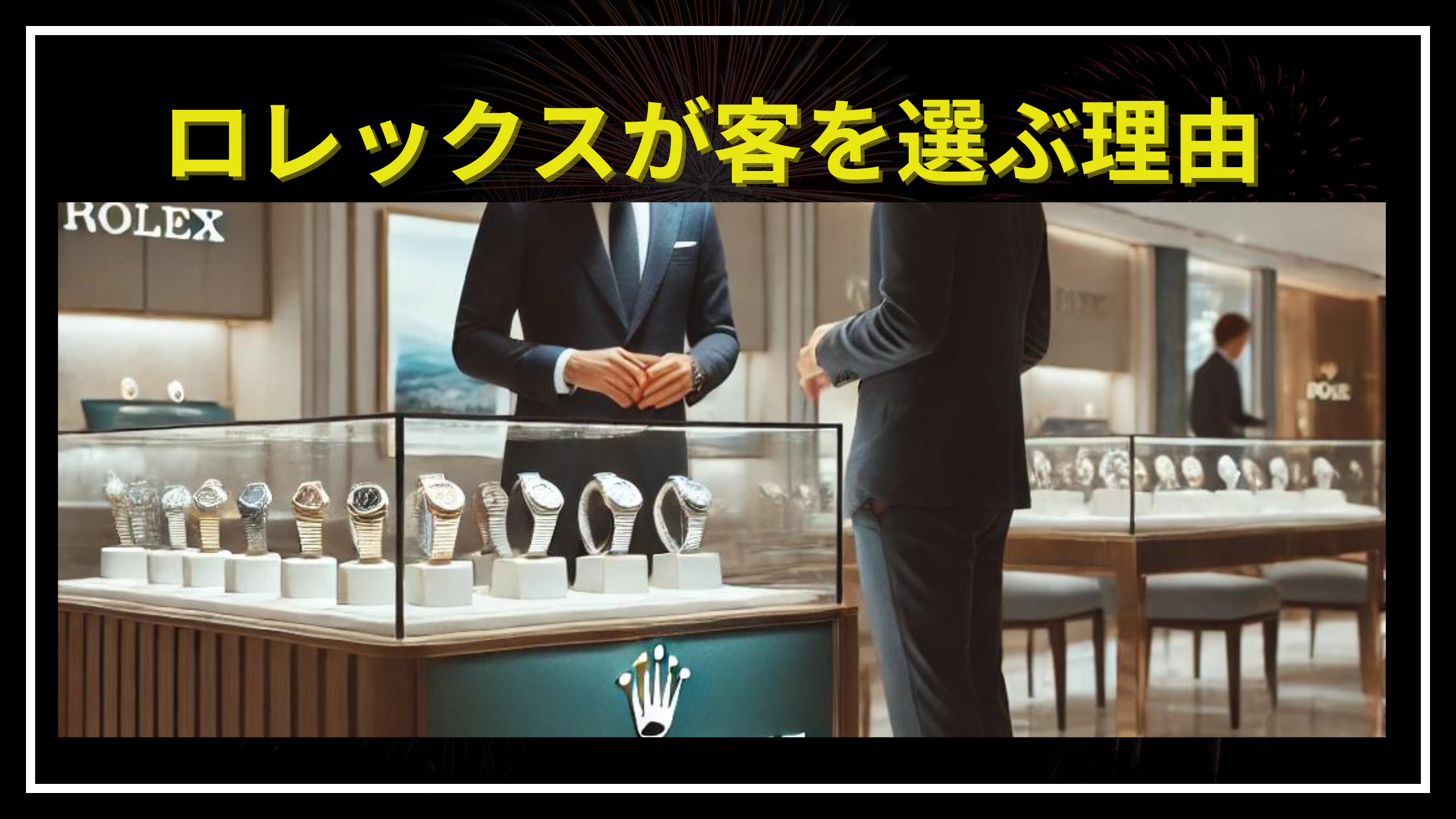 ロレックス 客を選ぶ
