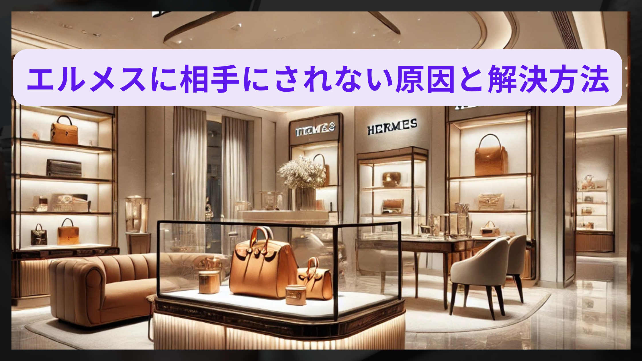 エルメスに相手にされない原因と解決方法