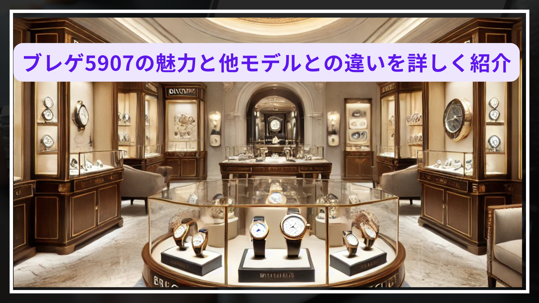 ブレゲ 5907 の魅力