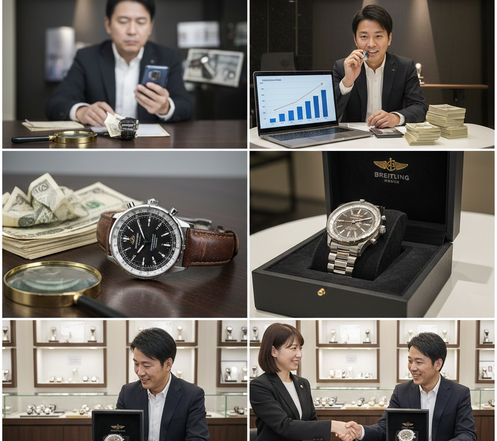 ブライトリングのリセールは本当に悪い？査定を上げる売却のコツ